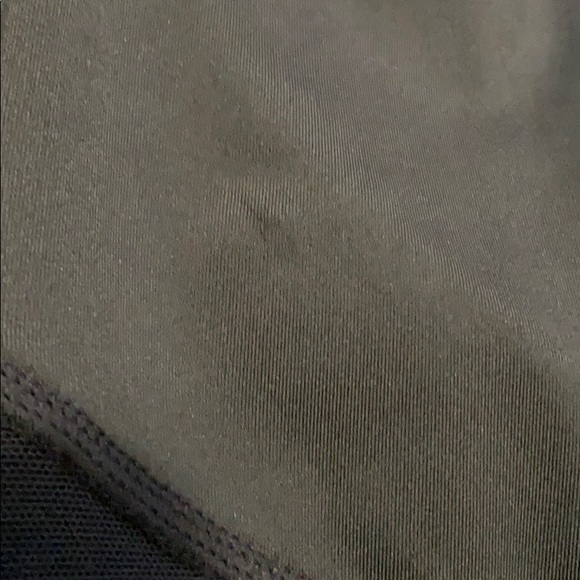 Adidas Sheen / Mesh Leggings in Olive Green - Picture 3 of 4